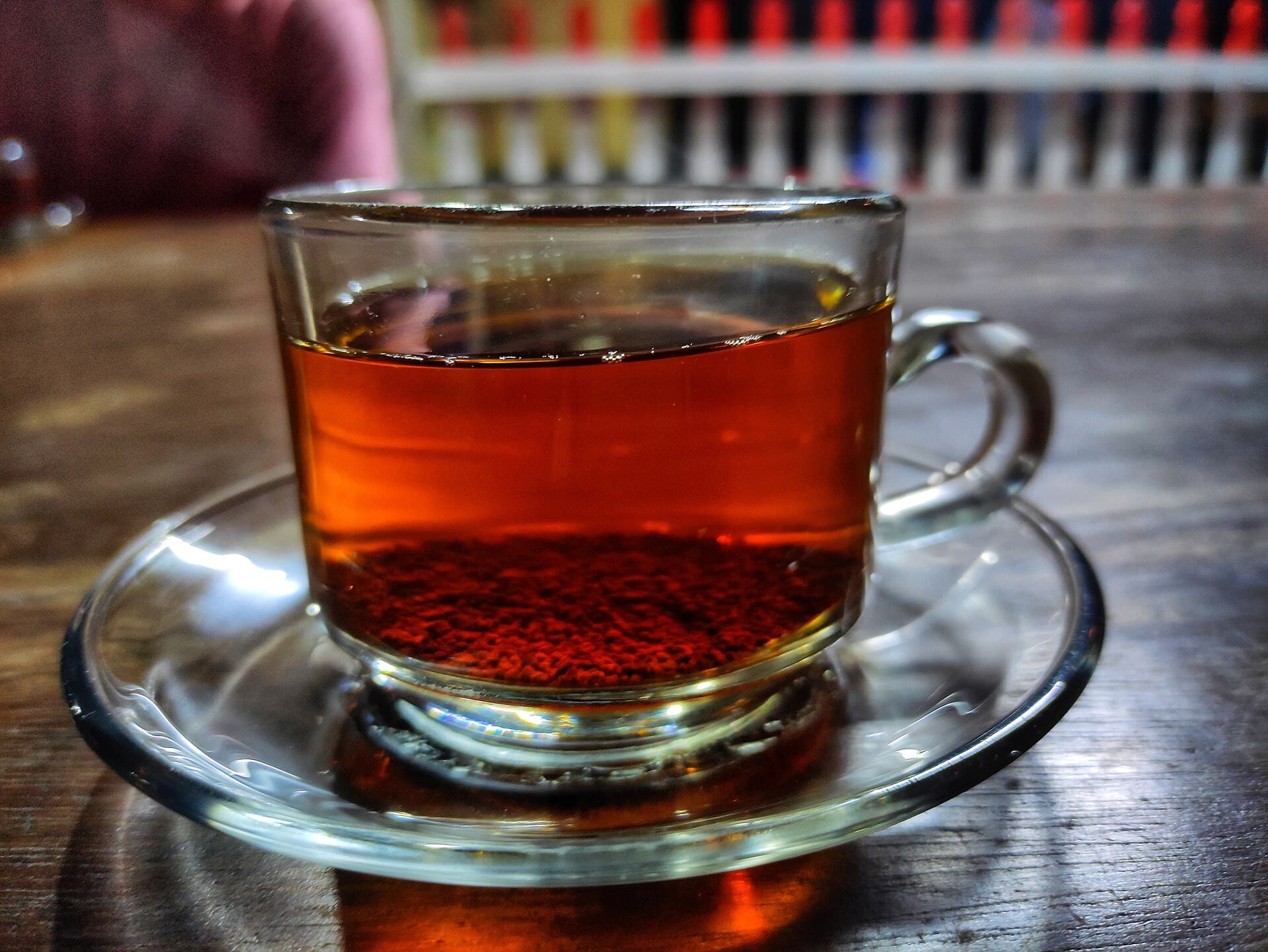 A cup of black tea from Srimangal