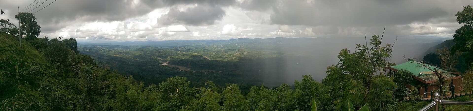 Hill landscape in the Chittagong Hill Tracts